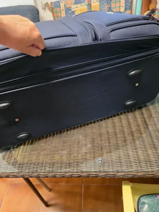 Maleta grande John Travel azul marino,73cm.