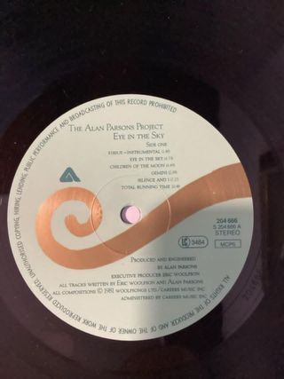 The Alan Parsons Project - Eye In The Sky LP Vinil
