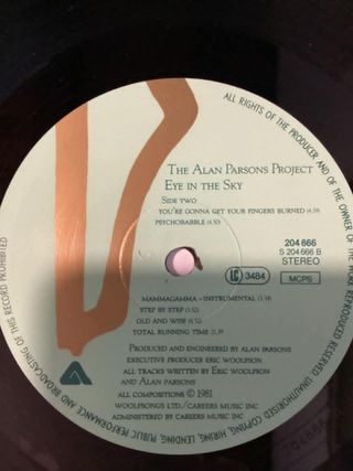The Alan Parsons Project - Eye In The Sky LP Vinil