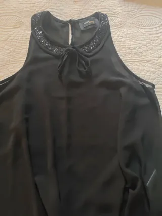 Top Fiesta gasa negro Relish talla M