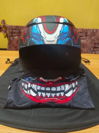 Casco Ruroc Lite Joker (con máscara) XL/XXL