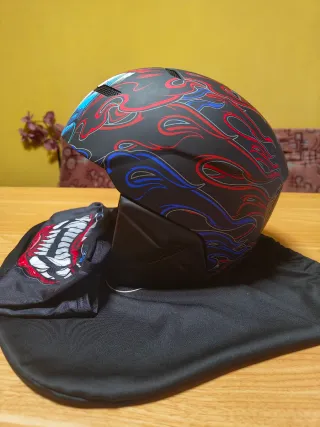 Casco Ruroc Lite Joker (con máscara) XL/XXL