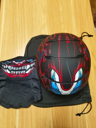 Casco Ruroc Lite Joker (con máscara) XL/XXL