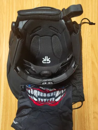 Casco Ruroc Lite Joker (con máscara) XL/XXL