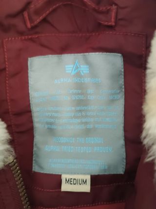 Chaqueta Alpha Industries, Talla-M mujer