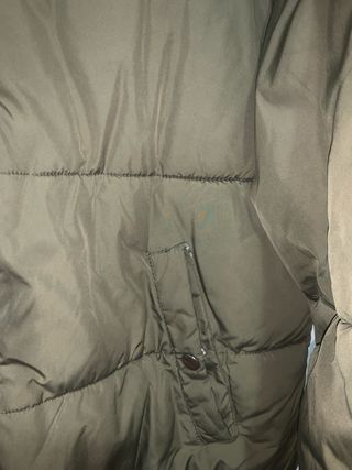 Chaqueta acolchada Bershka verde militar Talla M
