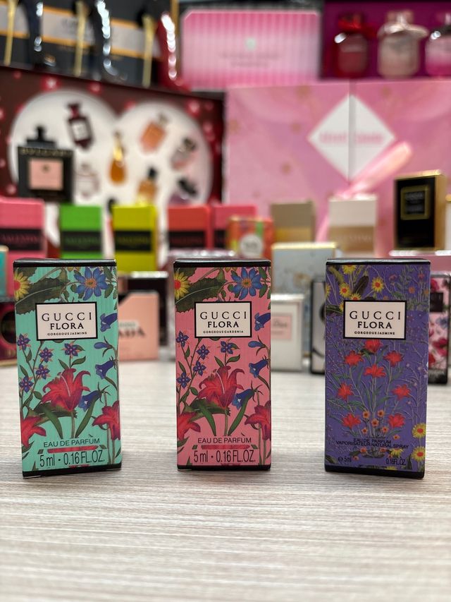 Miniaturas Perfume Gucci Flora Set 3