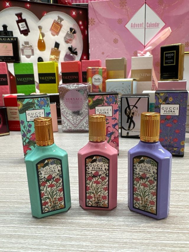 Miniaturas Perfume Gucci Flora Set 3