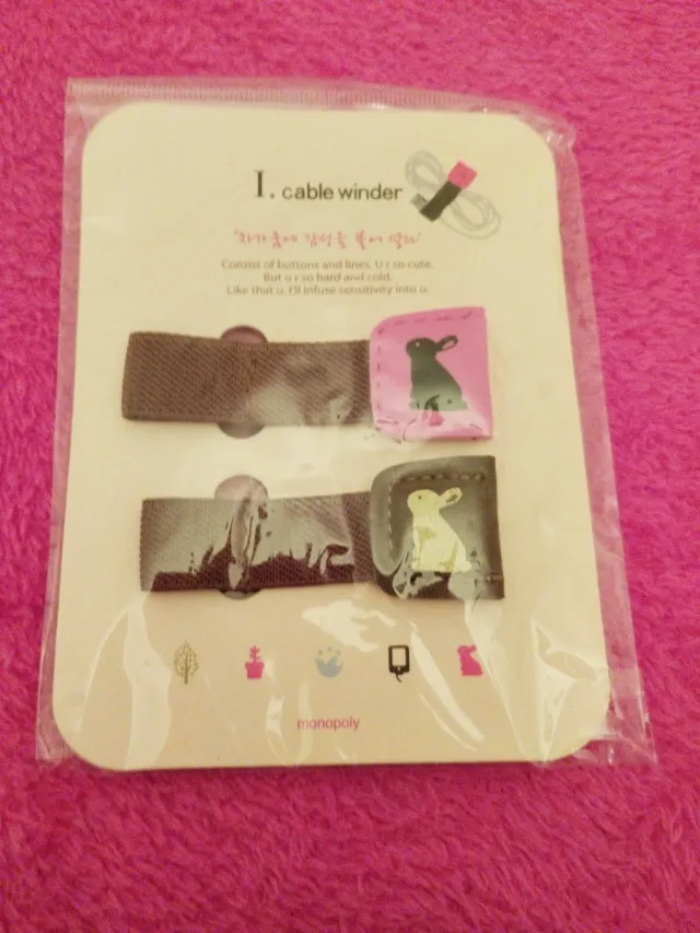 Enrolacables caricabatterie coniglietto Monopoly