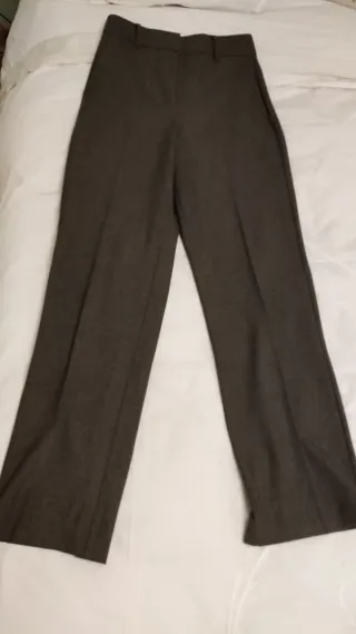 Pantalón marrón jaspeado