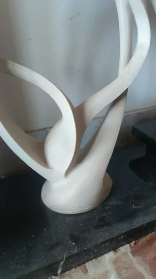 Mesa consola vintage cristal y madera