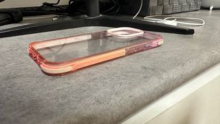 Custodia iPhone 13 Pro Trasparente Rosa