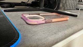 Custodia iPhone 13 Pro Trasparente Rosa