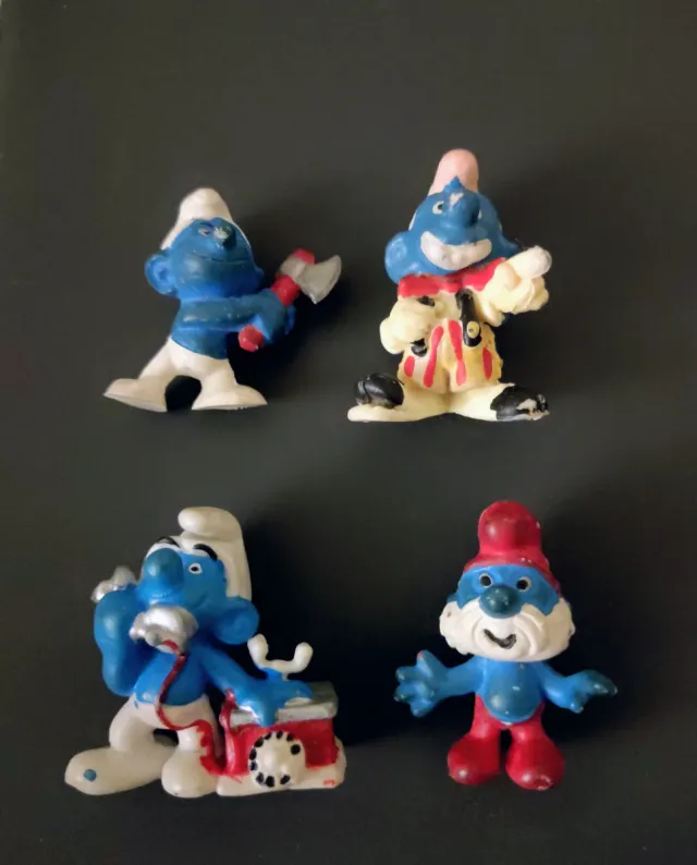 Smurfs antichi anni '70 e '80