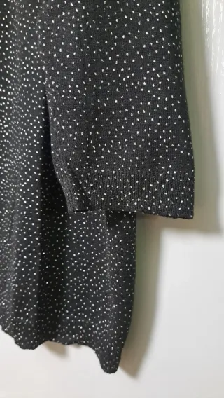 Jersey Mango Cuello Redondo Negro Talla XL