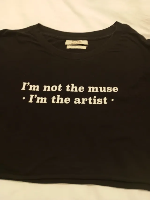 Camiseta Pull&Bear I'm not the muse