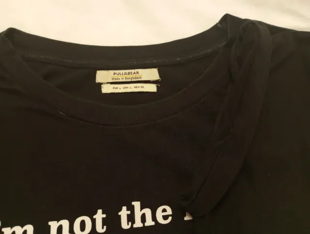 Camiseta Pull&Bear I'm not the muse