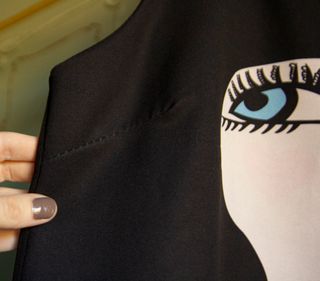 Abito scamiciato fantasia viso tg M