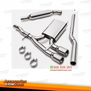 SISTEMA DE ESCAPE ACERO INOXIDABLE PARA MINI COOP