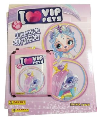 Album vacio + 10 sobres Vip Pets Panini 2022