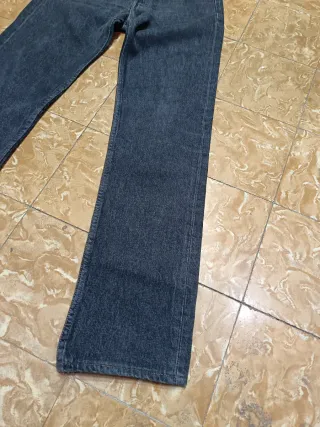 Vaqueros Levi's 501 Recto Negro mujer 00s