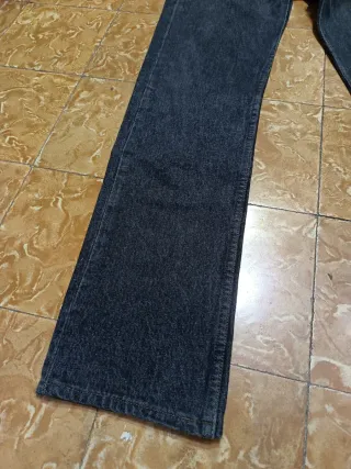 Vaqueros Levi's 501 Recto Negro mujer 00s