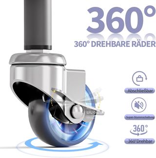 Carrito Metálico 3 Niveles Gris