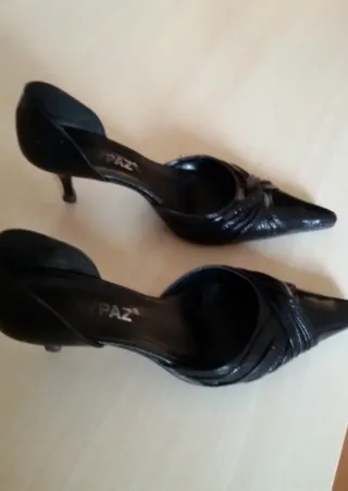 Zapatos Negros Tacón