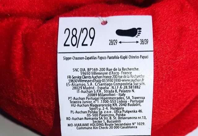 Nuove scarpe in peluche Babbo Natale