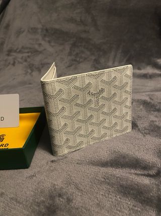 Portafoglio Goyard Bianco