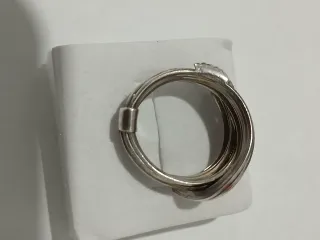 Anel Prata Portuguesa 925 Artesanal