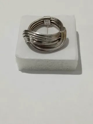 Anel Prata Portuguesa 925 Artesanal