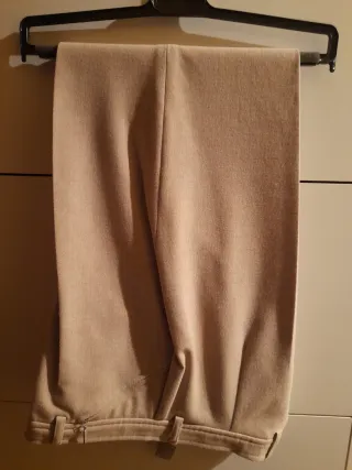 Pantaloni donna beige