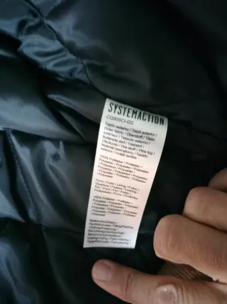 Chaqueta bomber Systemaction beige mujer