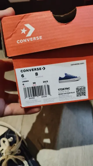 Converse Chuck 70 OX Azul Talla 39 Sin Estrenar