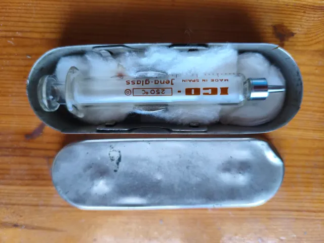 Jeringuilla cristal ICO Jena-Glass 250°C