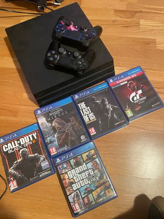 PS4 Pro 1TB + 2 Mandos + Juegos