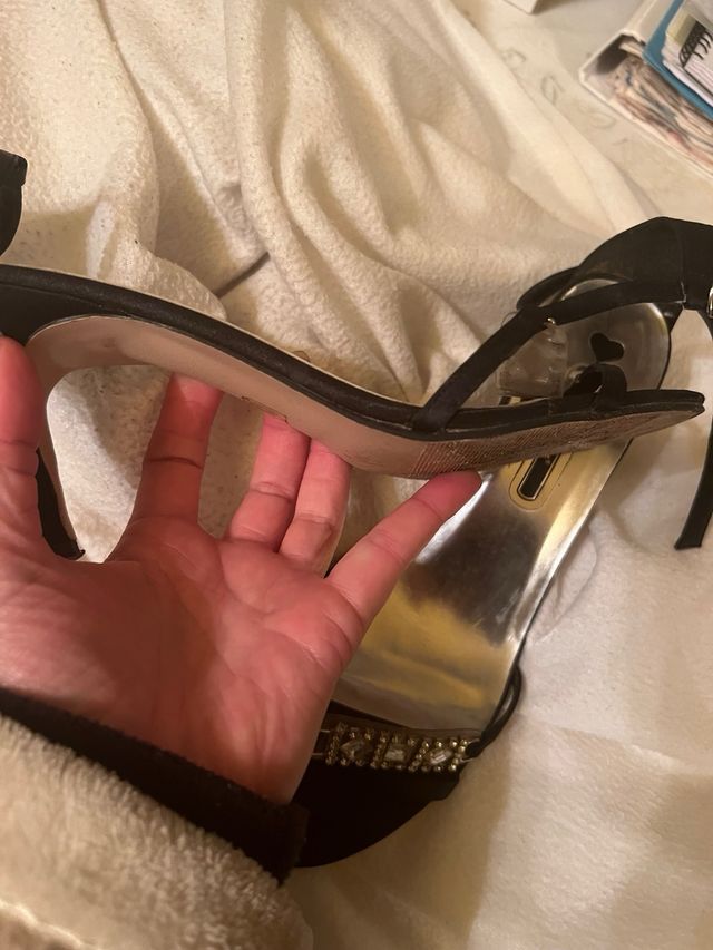 Sandalias Dylena Tacón Adorno Brillante