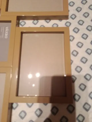 Marco de fotos madera y cristal