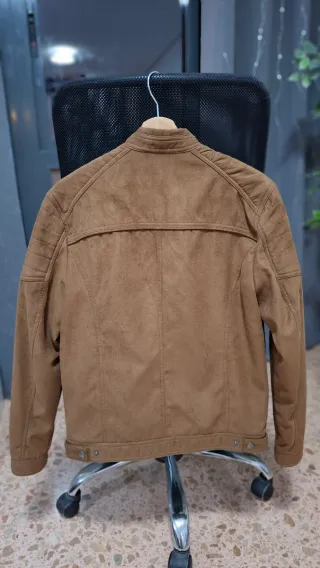 Chaqueta Jack & Jones ante sintético marrón