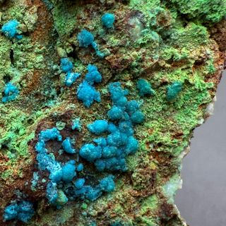 Crisocola y Conicalcita - Mazarron - Minerali