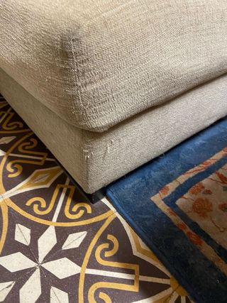 Sofá modular beige 3 metros