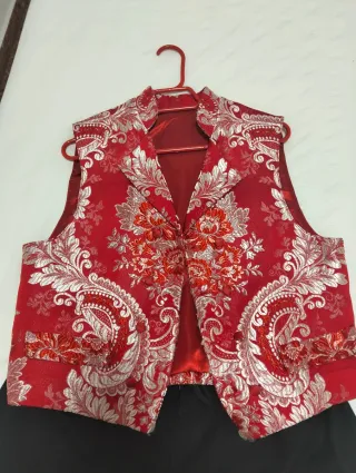 Chaleco y pantalón fallero adulto