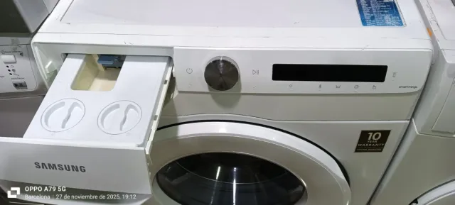 Lavadora Samsung 9 KG Carga Frontal Blanca