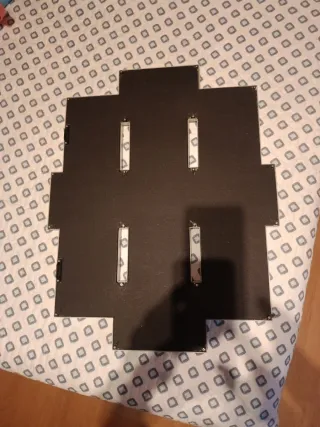 Marco de fotos de madera blanco