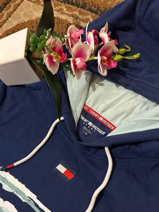 Felpa Tommy Hilfiger Blu Taglia L