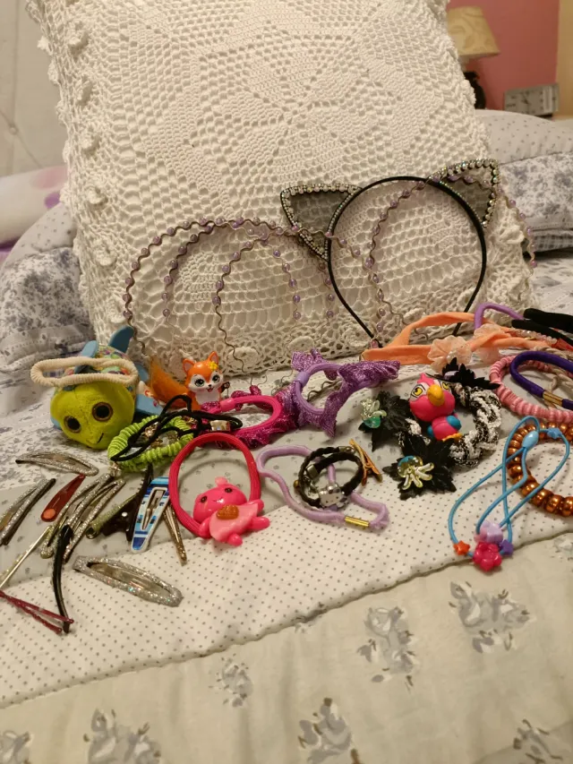 Diademas, horquillas y lazos para el pelo