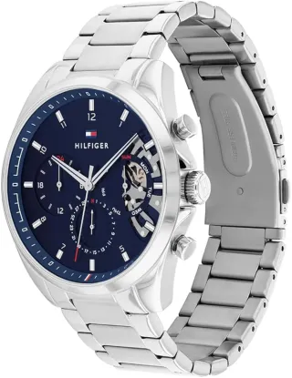 Reloj Tommy Hilfiger Hombre Azul y Plateado