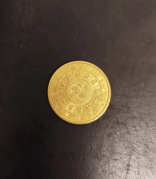 Moneda 50 céntimos Portugal 2010