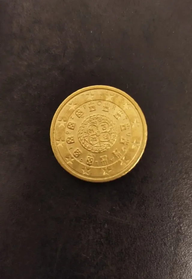 Moneda 50 céntimos Portugal 2010